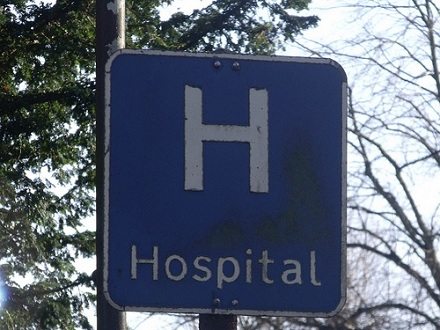 Hospital sign - Nonprofit Definition