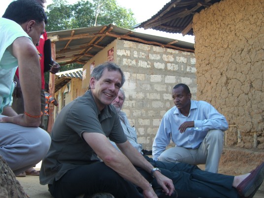 Christopher Murray in Tanzania. (Credit: University of Washington)