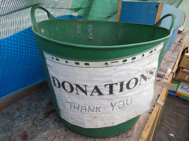 Donation-bucket