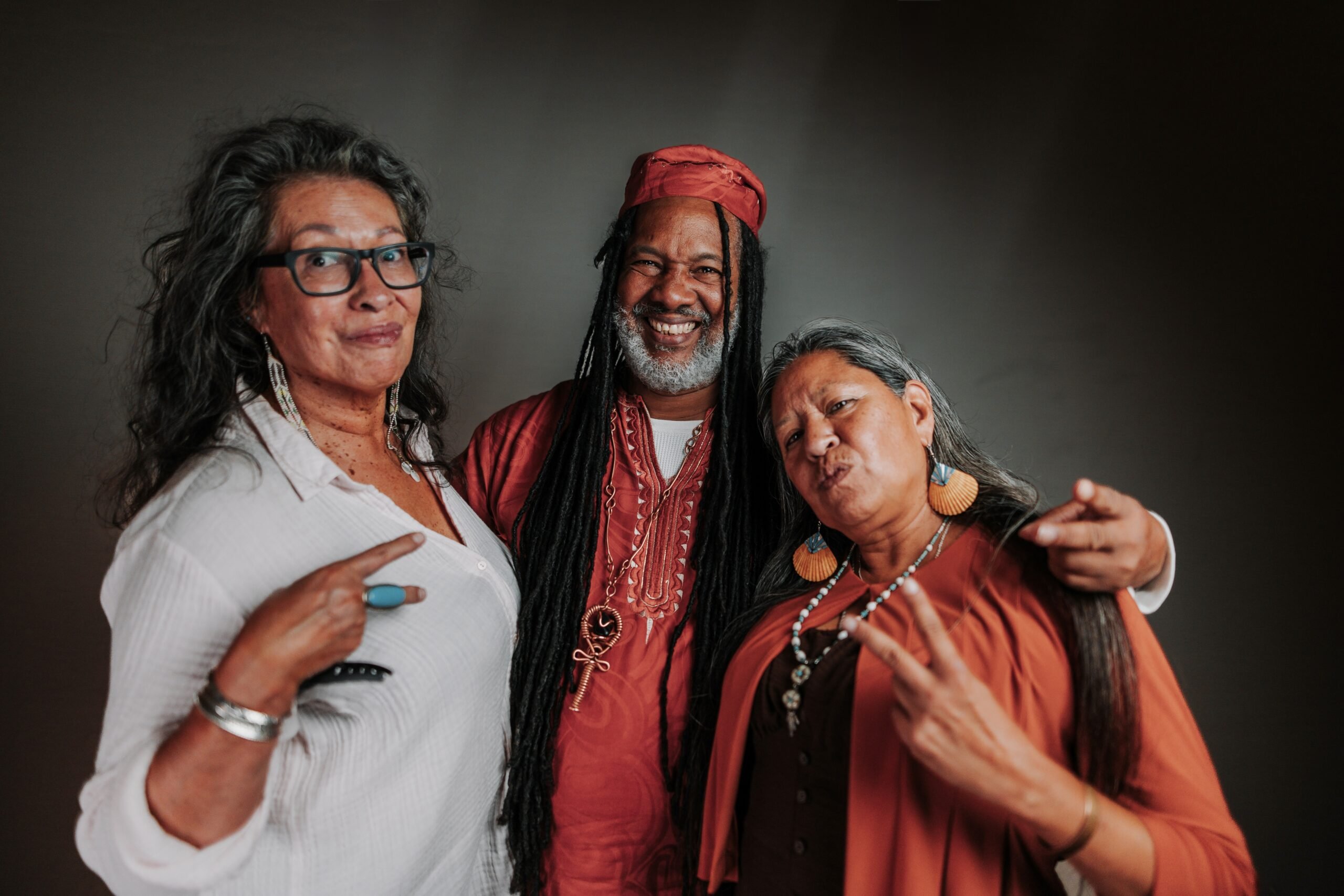 Judith LeBlanc (Native Organizers Alliance), Jumoke Ifetayo (First Repair), and Lucille R. Contreras (Texas Tribal Buffalo Project). Photography by Wes Cunningham.