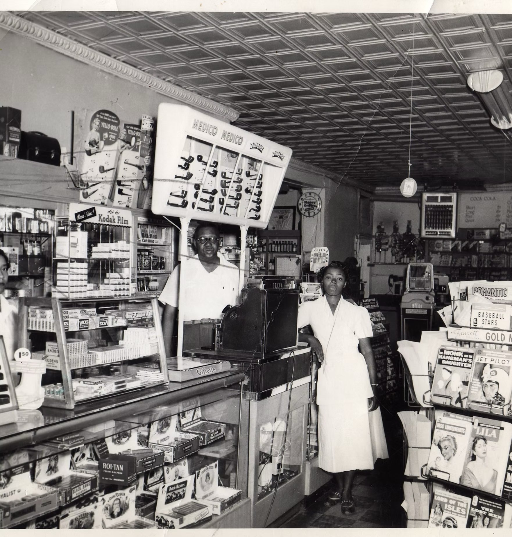 The People’s Drugstore was located in a three-story building on the northwest corner of Greenwood and Archer. Photo courtesy of Greenwood Cultural Center.