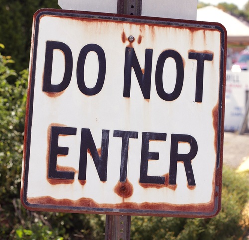 Do Not Enter