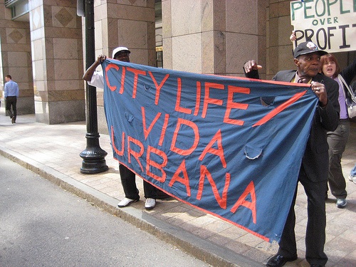 vida urbana protest